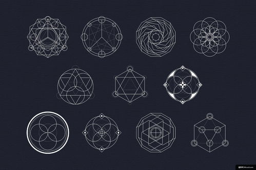 抽象線條 幾何形狀在平面設計中的無限可能